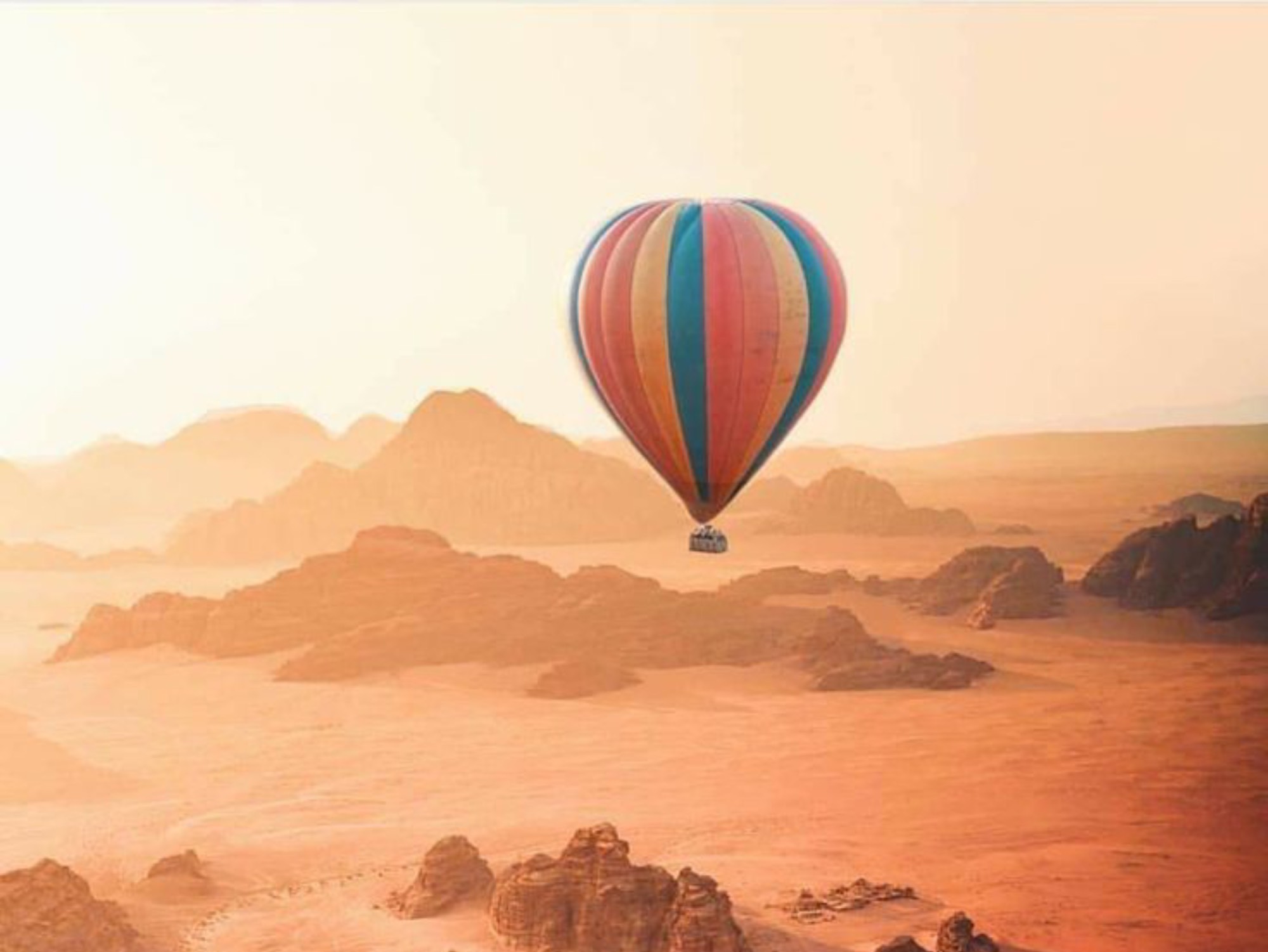 Wadi Rum Hot Air Ballooning